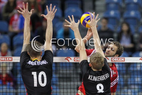  18.05.2016 KRAKOW (TAURON ARENA) <br />XIV MEMORIAL HUBERTA JERZEGO WAGNERA <br />MECZ POLSKA - BELGIA ( MATCH POLAND - BELGIUM ) <br />N/Z MATEUSZ MIKA <br /> 