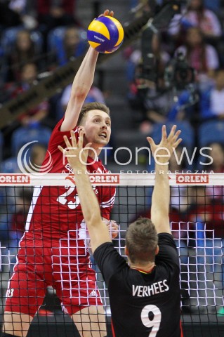  18.05.2016 KRAKOW (TAURON ARENA) <br />XIV MEMORIAL HUBERTA JERZEGO WAGNERA <br />MECZ POLSKA - BELGIA ( MATCH POLAND - BELGIUM ) <br />N/Z MATEUSZ BIENIEK <br /> 
