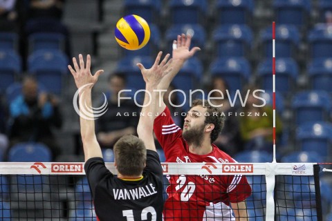 18.05.2016 KRAKOW (TAURON ARENA) <br />XIV MEMORIAL HUBERTA JERZEGO WAGNERA <br />MECZ POLSKA - BELGIA ( MATCH POLAND - BELGIUM ) <br />N/Z MATEUSZ MIKA <br /> 