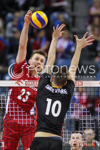  18.05.2016 KRAKOW (TAURON ARENA) <br />XIV MEMORIAL HUBERTA JERZEGO WAGNERA <br />MECZ POLSKA - BELGIA ( MATCH POLAND - BELGIUM ) <br />N/Z MATEUSZ BIENIEK <br /> 