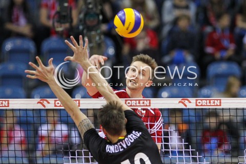  18.05.2016 KRAKOW (TAURON ARENA) <br />XIV MEMORIAL HUBERTA JERZEGO WAGNERA <br />MECZ POLSKA - BELGIA ( MATCH POLAND - BELGIUM ) <br />N/Z MATEUSZ BIENIEK<br /> 