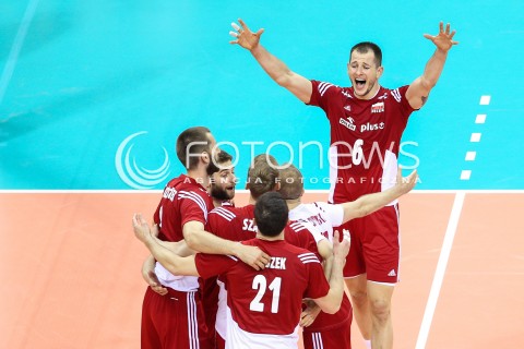  18.05.2016 KRAKOW (TAURON ARENA) <br />XIV MEMORIAL HUBERTA JERZEGO WAGNERA <br />MECZ POLSKA - BELGIA ( MATCH POLAND - BELGIUM ) <br />N/Z BARTOSZ KUREK RADOSC EMOCJE <br /> 