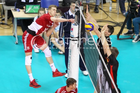  18.05.2016 KRAKOW (TAURON ARENA) <br />XIV MEMORIAL HUBERTA JERZEGO WAGNERA <br />MECZ POLSKA - BELGIA ( MATCH POLAND - BELGIUM ) <br />N/Z ARTUR SZALPUK <br /> 
