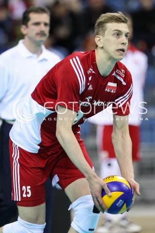  18.05.2016 KRAKOW (TAURON ARENA) <br />XIV MEMORIAL HUBERTA JERZEGO WAGNERA <br />MECZ POLSKA - BELGIA ( MATCH POLAND - BELGIUM ) <br />N/Z ARTUR SZALPUK SYLWETKA <br /> 