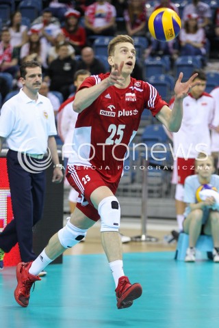  18.05.2016 KRAKOW (TAURON ARENA) <br />XIV MEMORIAL HUBERTA JERZEGO WAGNERA <br />MECZ POLSKA - BELGIA ( MATCH POLAND - BELGIUM ) <br />N/Z ARTUR SZALPUK SYLWETKA <br /> 