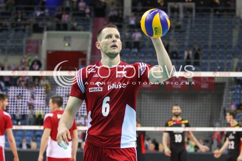  18.05.2016 KRAKOW (TAURON ARENA) <br />XIV MEMORIAL HUBERTA JERZEGO WAGNERA <br />MECZ POLSKA - BELGIA ( MATCH POLAND - BELGIUM ) <br />N/Z BARTOSZ KUREK SYLWETKA <br /> 