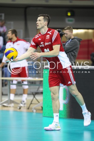  18.05.2016 KRAKOW (TAURON ARENA) <br />XIV MEMORIAL HUBERTA JERZEGO WAGNERA <br />MECZ POLSKA - BELGIA ( MATCH POLAND - BELGIUM ) <br />N/Z RAFAL BUSZEK SYLWETKA <br /> 