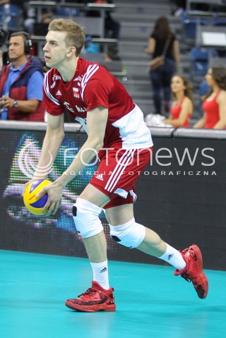  18.05.2016 KRAKOW (TAURON ARENA) <br />XIV MEMORIAL HUBERTA JERZEGO WAGNERA <br />MECZ POLSKA - BELGIA ( MATCH POLAND - BELGIUM ) <br />N/Z ARTUR SZALPUK SYLWETKA <br /> 
