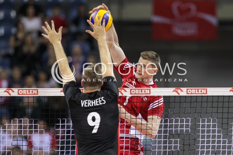  18.05.2016 KRAKOW (TAURON ARENA) <br />XIV MEMORIAL HUBERTA JERZEGO WAGNERA <br />MECZ POLSKA - BELGIA ( MATCH POLAND - BELGIUM ) <br />N/Z PIOTR NOWAKOWSKI POWROT PO KONTUZJI<br /> 