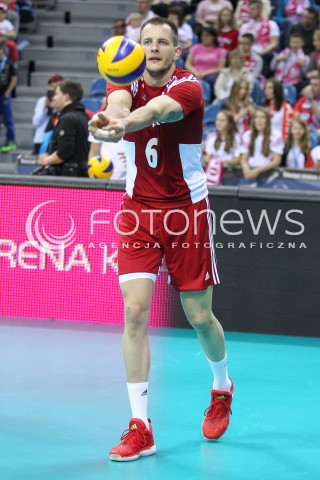  18.05.2016 KRAKOW (TAURON ARENA) <br />XIV MEMORIAL HUBERTA JERZEGO WAGNERA <br />MECZ POLSKA - BELGIA ( MATCH POLAND - BELGIUM ) <br />N/Z BARTOSZ KUREK SYLWETKA <br /> 