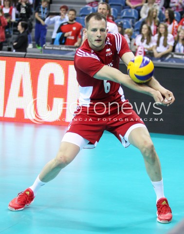 18.05.2016 KRAKOW (TAURON ARENA) <br />XIV MEMORIAL HUBERTA JERZEGO WAGNERA <br />MECZ POLSKA - BELGIA ( MATCH POLAND - BELGIUM ) <br />N/Z BARTOSZ KUREK SYLWETKA <br /> 