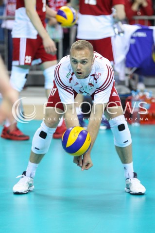  18.05.2016 KRAKOW (TAURON ARENA) <br />XIV MEMORIAL HUBERTA JERZEGO WAGNERA <br />MECZ POLSKA - BELGIA ( MATCH POLAND - BELGIUM ) <br />N/Z PAWEL ZATORSKI SYLWETKA <br /> 