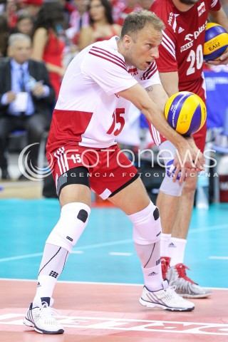  18.05.2016 KRAKOW (TAURON ARENA) <br />XIV MEMORIAL HUBERTA JERZEGO WAGNERA <br />MECZ POLSKA - BELGIA ( MATCH POLAND - BELGIUM ) <br />N/Z PIOTR GACEK SYLWETKA <br /> 