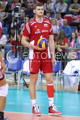  18.05.2016 KRAKOW (TAURON ARENA) <br />XIV MEMORIAL HUBERTA JERZEGO WAGNERA <br />MECZ POLSKA - BELGIA ( MATCH POLAND - BELGIUM ) <br />N/Z PIOTR NOWAKOWSKI SYLWETKA <br /> 
