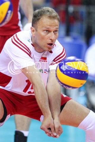  18.05.2016 KRAKOW (TAURON ARENA) <br />XIV MEMORIAL HUBERTA JERZEGO WAGNERA <br />MECZ POLSKA - BELGIA ( MATCH POLAND - BELGIUM ) <br />N/Z PIOTR GACEK SYLWETKA <br /> 