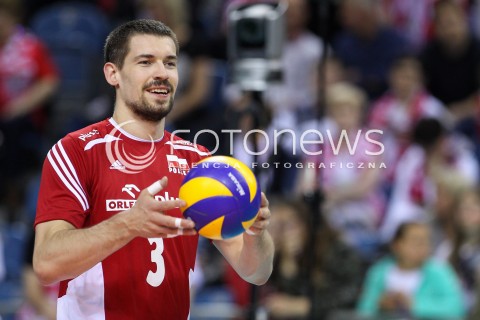  18.05.2016 KRAKOW (TAURON ARENA) <br />XIV MEMORIAL HUBERTA JERZEGO WAGNERA <br />MECZ POLSKA - BELGIA ( MATCH POLAND - BELGIUM ) <br />N/Z DAWID KONARSKI SYLWETKA <br /> 