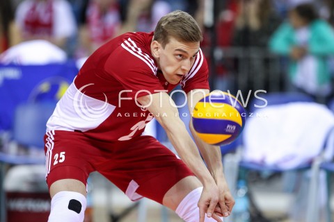  18.05.2016 KRAKOW (TAURON ARENA) <br />XIV MEMORIAL HUBERTA JERZEGO WAGNERA <br />MECZ POLSKA - BELGIA ( MATCH POLAND - BELGIUM ) <br />N/Z ARTUR SZALPUK SYLWETKA <br /> 