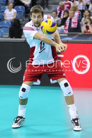  19.05.2016 KRAKOW (TAURON ARENA) <br />XIV MEMORIAL HUBERTA JERZEGO WAGNERA <br />MECZ POLSKA - SERBIA ( MATCH POLAND - SERBIA ) <br />N/Z MICHAL KUBIAK SYLWETKA <br /> 