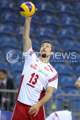  19.05.2016 KRAKOW (TAURON ARENA) <br />XIV MEMORIAL HUBERTA JERZEGO WAGNERA <br />MECZ POLSKA - SERBIA ( MATCH POLAND - SERBIA ) <br />N/Z MICHAL KUBIAK SYLWETKA <br /> 