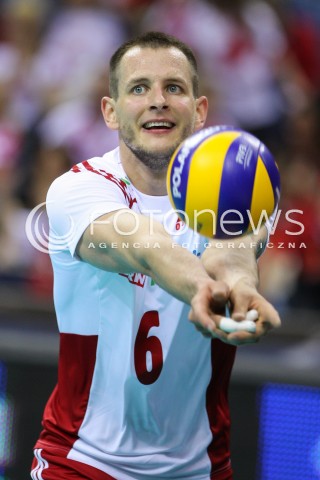  19.05.2016 KRAKOW (TAURON ARENA) <br />XIV MEMORIAL HUBERTA JERZEGO WAGNERA <br />MECZ POLSKA - SERBIA ( MATCH POLAND - SERBIA ) <br />N/Z BARTOSZ KUREK SYLWETKA <br /> 