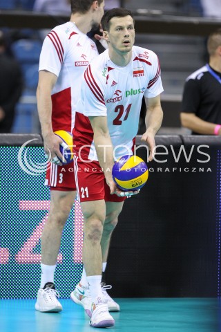  19.05.2016 KRAKOW (TAURON ARENA) <br />XIV MEMORIAL HUBERTA JERZEGO WAGNERA <br />MECZ POLSKA - SERBIA ( MATCH POLAND - SERBIA ) <br />N/Z RAFAL BUSZEK SYLWETKA <br /> 