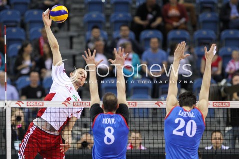  19.05.2016 KRAKOW (TAURON ARENA) <br />XIV MEMORIAL HUBERTA JERZEGO WAGNERA <br />MECZ POLSKA - SERBIA ( MATCH POLAND - SERBIA ) <br />N/Z BARTOSZ KUREK <br /> 