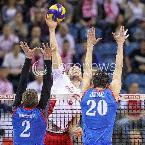  19.05.2016 KRAKOW (TAURON ARENA) <br />XIV MEMORIAL HUBERTA JERZEGO WAGNERA <br />MECZ POLSKA - SERBIA ( MATCH POLAND - SERBIA ) <br />N/Z BARTOSZ KUREK <br /> 