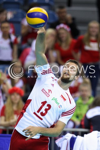  19.05.2016 KRAKOW (TAURON ARENA) <br />XIV MEMORIAL HUBERTA JERZEGO WAGNERA <br />MECZ POLSKA - SERBIA ( MATCH POLAND - SERBIA ) <br />N/Z MICHAL KUBIAK SYLWETKA <br /> 