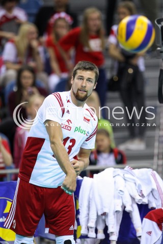  19.05.2016 KRAKOW (TAURON ARENA) <br />XIV MEMORIAL HUBERTA JERZEGO WAGNERA <br />MECZ POLSKA - SERBIA ( MATCH POLAND - SERBIA ) <br />N/Z MICHAL KUBIAK SYLWETKA <br /> 