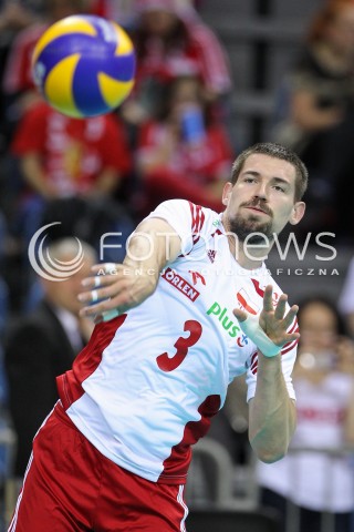  19.05.2016 KRAKOW (TAURON ARENA) <br />XIV MEMORIAL HUBERTA JERZEGO WAGNERA <br />MECZ POLSKA - SERBIA ( MATCH POLAND - SERBIA ) <br />N/Z DAWID KONARSKI SYLWETKA <br /> 