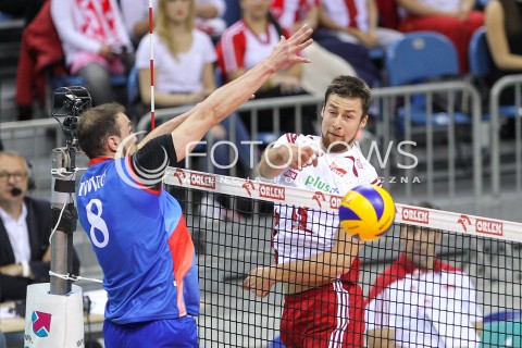  19.05.2016 KRAKOW (TAURON ARENA) <br />XIV MEMORIAL HUBERTA JERZEGO WAGNERA <br />MECZ POLSKA - SERBIA ( MATCH POLAND - SERBIA ) <br />N/Z MICHAL KUBIAK <br /> 