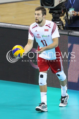 19.05.2016 KRAKOW (TAURON ARENA) <br />XIV MEMORIAL HUBERTA JERZEGO WAGNERA <br />MECZ POLSKA - SERBIA ( MATCH POLAND - SERBIA ) <br />N/Z MICHAL KUBIAK SYLWETKA <br /> 