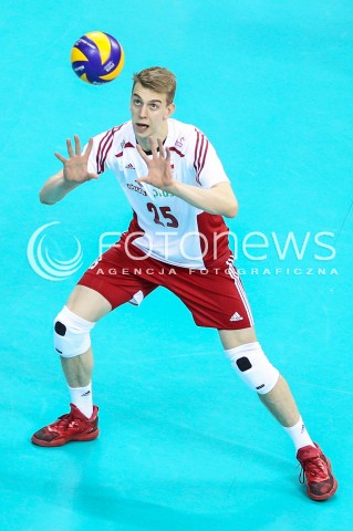  19.05.2016 KRAKOW (TAURON ARENA) <br />XIV MEMORIAL HUBERTA JERZEGO WAGNERA <br />MECZ POLSKA - SERBIA ( MATCH POLAND - SERBIA ) <br />N/Z ARTUR SZALPUK SYLWETKA <br /> 