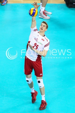  19.05.2016 KRAKOW (TAURON ARENA) <br />XIV MEMORIAL HUBERTA JERZEGO WAGNERA <br />MECZ POLSKA - SERBIA ( MATCH POLAND - SERBIA ) <br />N/Z ARTUR SZALPUK SYLWETKA <br /> 