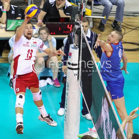  19.05.2016 KRAKOW (TAURON ARENA) <br />XIV MEMORIAL HUBERTA JERZEGO WAGNERA <br />MECZ POLSKA - SERBIA ( MATCH POLAND - SERBIA ) <br />N/Z MICHAL KUBIAK <br /> 