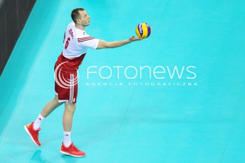  19.05.2016 KRAKOW (TAURON ARENA) <br />XIV MEMORIAL HUBERTA JERZEGO WAGNERA <br />MECZ POLSKA - SERBIA ( MATCH POLAND - SERBIA ) <br />N/Z BARTOSZ KUREK SYLWETKA <br /> 