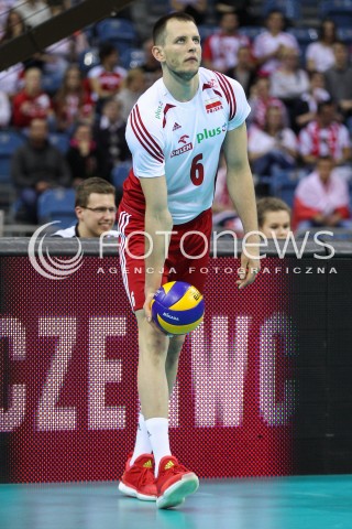  19.05.2016 KRAKOW (TAURON ARENA) <br />XIV MEMORIAL HUBERTA JERZEGO WAGNERA <br />MECZ POLSKA - SERBIA ( MATCH POLAND - SERBIA ) <br />N/Z BARTOSZ KUREK SYLWETKA <br /> 
