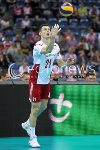  19.05.2016 KRAKOW (TAURON ARENA) <br />XIV MEMORIAL HUBERTA JERZEGO WAGNERA <br />MECZ POLSKA - SERBIA ( MATCH POLAND - SERBIA ) <br />N/Z RAFAL BUSZEK SYLWETKA <br /> 