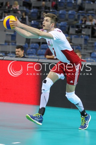  19.05.2016 KRAKOW (TAURON ARENA) <br />XIV MEMORIAL HUBERTA JERZEGO WAGNERA <br />MECZ POLSKA - SERBIA ( MATCH POLAND - SERBIA ) <br />N/Z KAROL KLOS SYLWETKA <br /> 