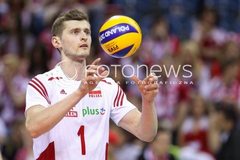  19.05.2016 KRAKOW (TAURON ARENA) <br />XIV MEMORIAL HUBERTA JERZEGO WAGNERA <br />MECZ POLSKA - SERBIA ( MATCH POLAND - SERBIA ) <br />N/Z PIOTR NOWAKOWSKI SYLWETKA <br /> 