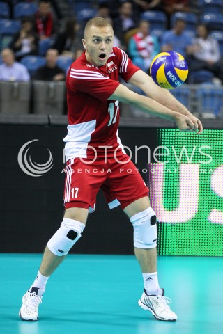  19.05.2016 KRAKOW (TAURON ARENA) <br />XIV MEMORIAL HUBERTA JERZEGO WAGNERA <br />MECZ POLSKA - SERBIA ( MATCH POLAND - SERBIA ) <br />N/Z PAWEL ZATORSKI SYLWETKA <br /> 
