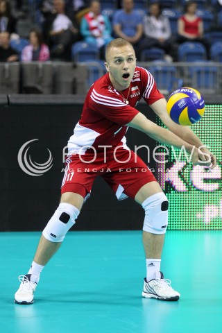  19.05.2016 KRAKOW (TAURON ARENA) <br />XIV MEMORIAL HUBERTA JERZEGO WAGNERA <br />MECZ POLSKA - SERBIA ( MATCH POLAND - SERBIA ) <br />N/Z PAWEL ZATORSKI SYLWETKA <br /> 