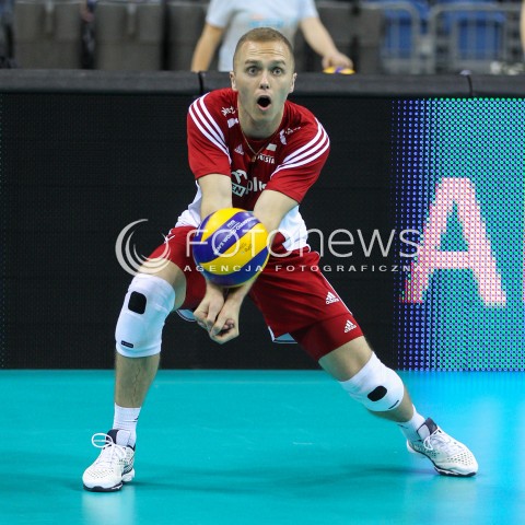  19.05.2016 KRAKOW (TAURON ARENA) <br />XIV MEMORIAL HUBERTA JERZEGO WAGNERA <br />MECZ POLSKA - SERBIA ( MATCH POLAND - SERBIA ) <br />N/Z PAWEL ZATORSKI SYLWETKA <br /> 