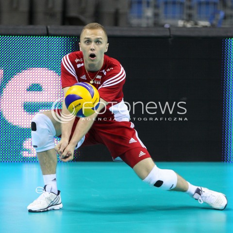  19.05.2016 KRAKOW (TAURON ARENA) <br />XIV MEMORIAL HUBERTA JERZEGO WAGNERA <br />MECZ POLSKA - SERBIA ( MATCH POLAND - SERBIA ) <br />N/Z PAWEL ZATORSKI SYLWETKA <br /> 