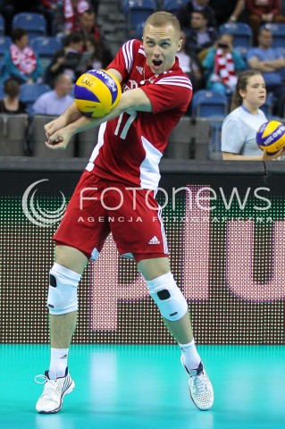  19.05.2016 KRAKOW (TAURON ARENA) <br />XIV MEMORIAL HUBERTA JERZEGO WAGNERA <br />MECZ POLSKA - SERBIA ( MATCH POLAND - SERBIA ) <br />N/Z PAWEL ZATORSKI SYLWETKA <br /> 