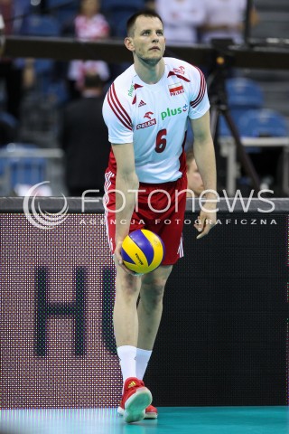 19.05.2016 KRAKOW (TAURON ARENA) <br />XIV MEMORIAL HUBERTA JERZEGO WAGNERA <br />MECZ POLSKA - SERBIA ( MATCH POLAND - SERBIA ) <br />N/Z BARTOSZ KUREK SYLWETKA <br /> 