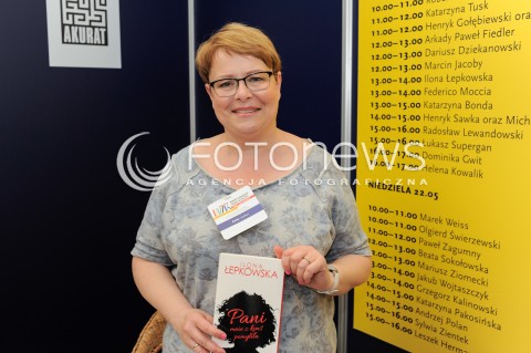  21.05.2016 WARSZAWA<br />WARSZAWSKIE TARGI KSIAZKI<br />N/Z ILONA LEPKOWSKA<br /> 