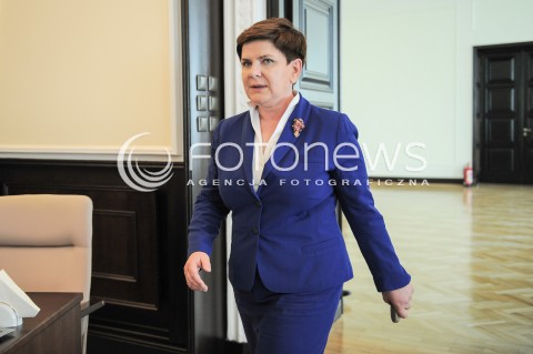  24.05.2016 WARSZAWA<br />POSIEDZENIE RADY MINISTROW<br />N/Z PREMIER BEATA SZYDLO<br /> 