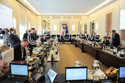  24.05.2016 WARSZAWA<br />POSIEDZENIE RADY MINISTROW<br />N/Z RADA MINISTROW SALA WIDOK VIEW<br /> 