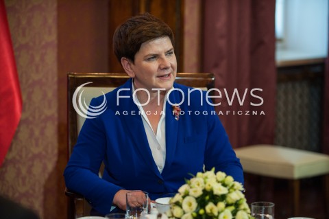 24.05.2016 WARSZAWA<br />SPOTKANIE PREMIER Z WICEPRZEWODNICZACYM KE<br />N/Z PREMIER BEATA SZYDLO<br /> 